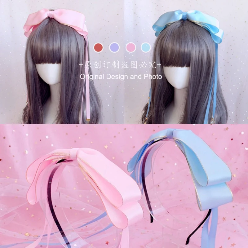 Lolita Headband Japanese Sweet And Lovely Girl Handmade Bow Hair