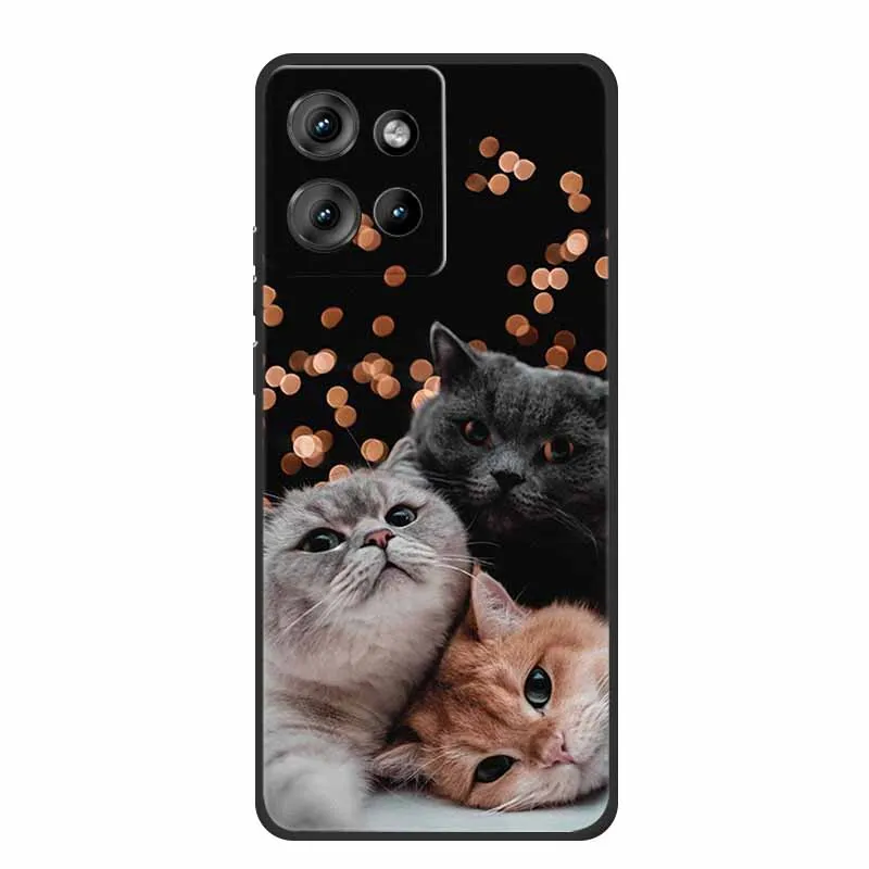 Phone Case For Motorola Moto G 2025 Back Cover Case Shockproof Black TPU Silicone Soft Funda For Motorola G 2025 Case 6.7" Coque 4