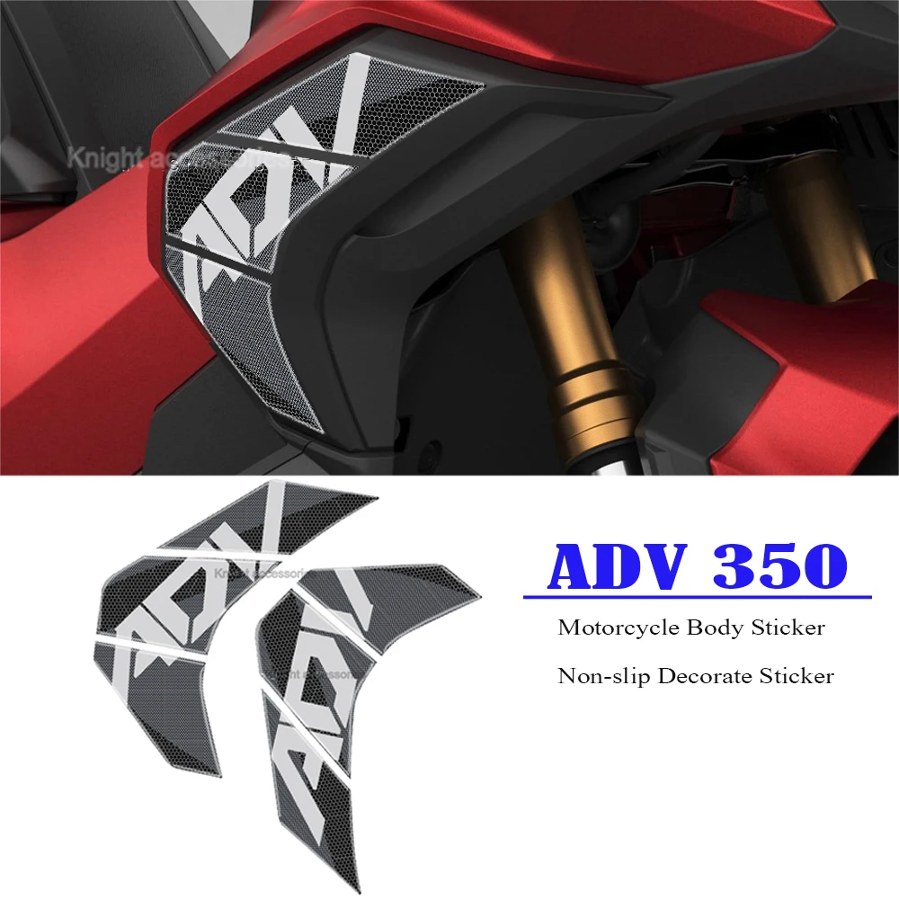 

Для HONDA ADV350 ADV 350 2022 2023 3D наклейка на боковую головку автомобиля наклейка на корпус Мотоцикла Нескользящая декоративная наклейка