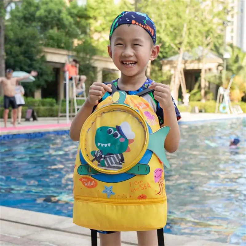 

Children's Waterproof Swimming Bag Wet Separation Seaside Cartoon Shoulders Backpack Outdoor Beach Bunch Mouth Storage Pouch