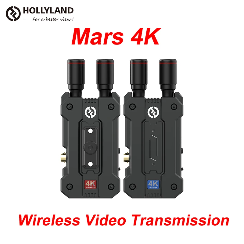 Hollyland Mars 4k ビデオ伝送システム SDI HDMI 0.06 秒遅延 450