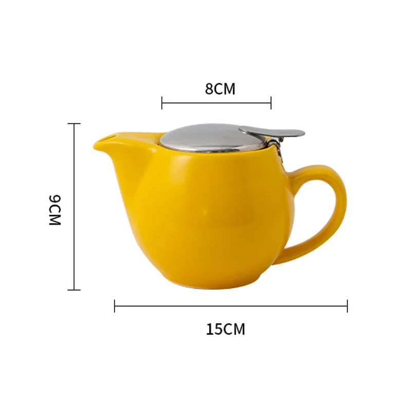 350ml Mini British Ceramic Pot with Filter Handbrewed Coffee Pot Appliance Set Large Portable Teapot Afternoon Christmas Gift coffee maker coffee pot