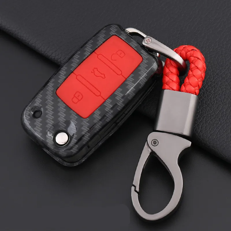 Copertura della cassa chiave a distanza dell'automobile della fibra del carbonio dell'abs per VW Golf Bora Jetta POLO GOLF Passat per Skoda Octavia A5 Fabia per SEAT Ibiza 7 Copertura della cassa chiave a distanza dell'automobile della fibra del carbonio dell'abs per VW Golf Bora Jetta POLO GOLF Passat per Skoda Octavia A5 Fabia per SEAT Ibiza - S5cd7377ccdb546ba88906111724399e5I