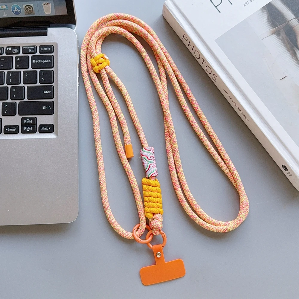 Korea Universal Einstellbare Telefon Lanyard Strap Handy Hängen Seil Neck Straps Anti-verloren Lanyards Handy Zubehör – Detail 11