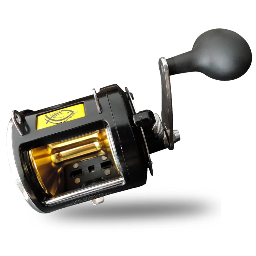 

TR12000 25kg Max. Drag 8BB 3.4:1 Trolling Drum Metal Composite Overhead Fishing Reel