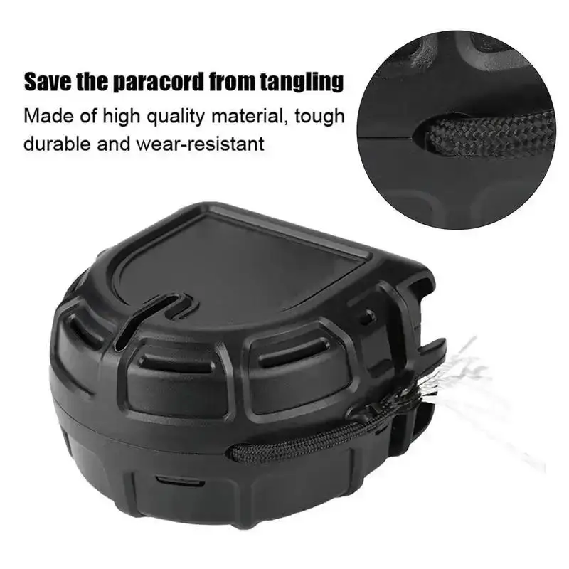 

Распределитель для троса, коробка для хранения Паракорда, быстрорежущий инструмент для выживания в экстренных ситуациях