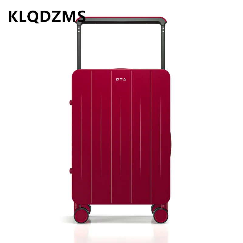 

KLQDZMS 20"22"24"26 Inch New Suitcase Ladies Boarding Box Men's Large-capacity Trolley Case Universal Wheel Rolling Luggage