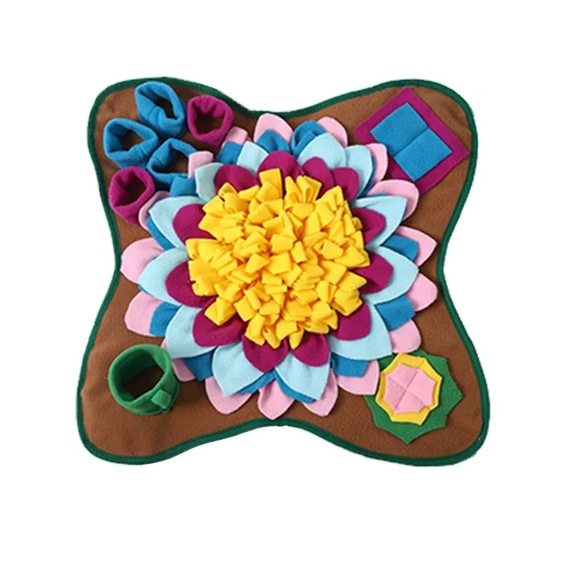 Find a snack in your pet's den Training Sniff pads Slow food pads Anti-choking and hide food training dogs and cats to sniff MAT