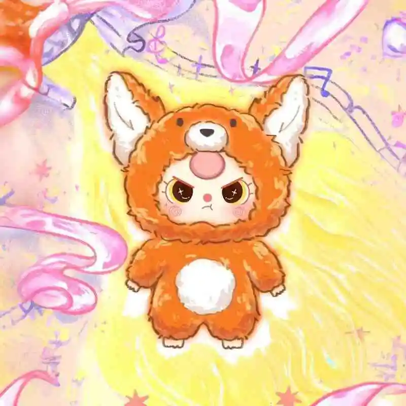 thumbnail image 1 of Version Baby Three Third Generation Blind Box Plush Doll Toys Kawaii Animal Party Series Takes Me Out To Play Cute Doll Toy Gift, 1 of 5