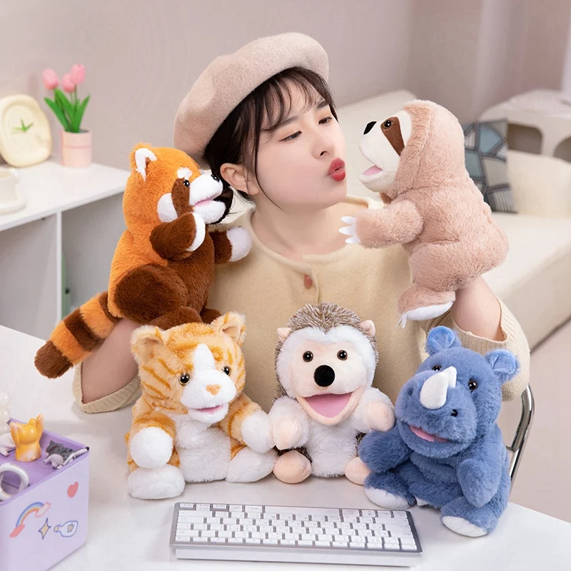 Stuffed Plush Animal Puppets - 30 Cute Educational Toys for Kids