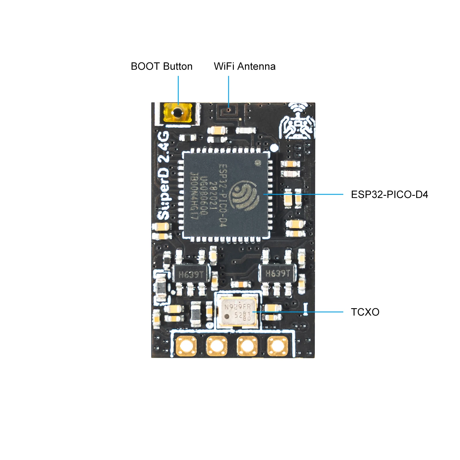 BETAFPV SuperD ELRS Récepteur True Diversity 2.4GHz/868/915MHz pour FPV