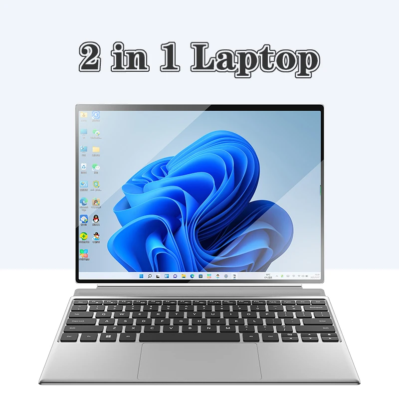 2022 New Arrivals Ultra Thin Laptop 360° 2 in 1 Tablet 12.3 Inch J4125 Windows 11 Computer 3K 12GB RAM SSD 1TB Gaming Ultrabook