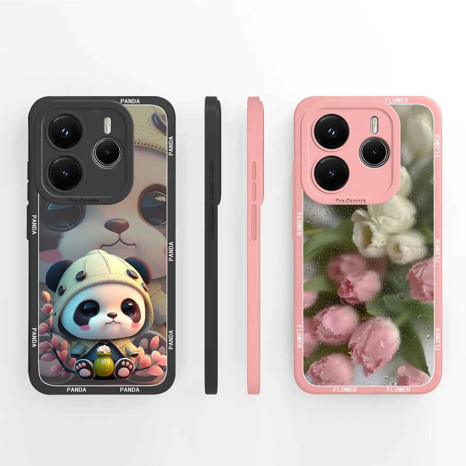 Rose Strawberry Liquid Protective Dustproof Portable Phone Case Bumper