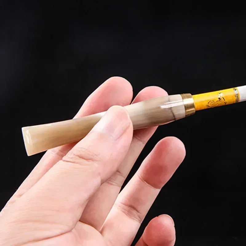 

Натуральный держатель для коровы яка, многоразовый Магнитный сигаретный гудок