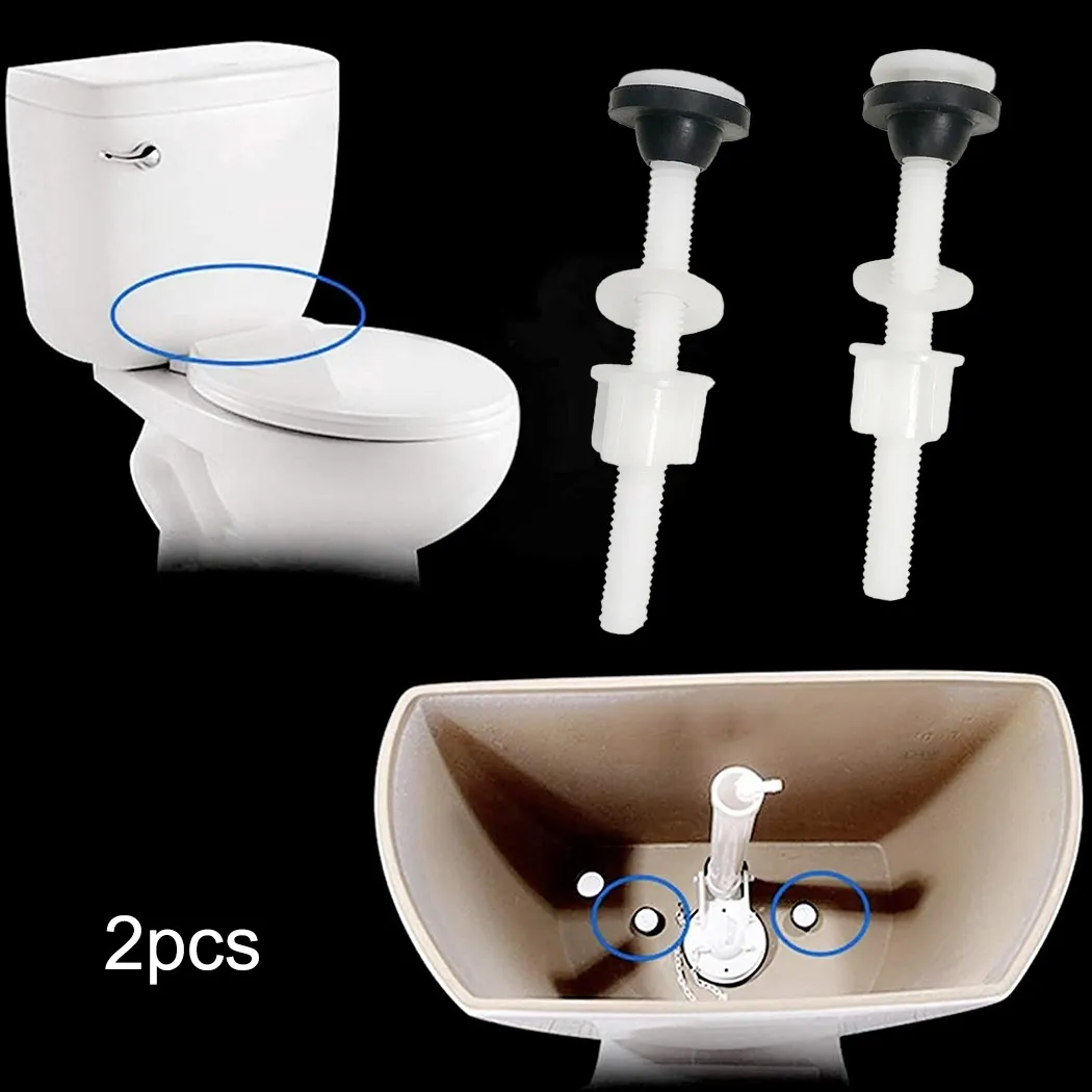 Toilet Seat Bolts Toilet Seat Bolts 2pcs Accessory Elements Home Mount Nuts Pack Plastic Replacement