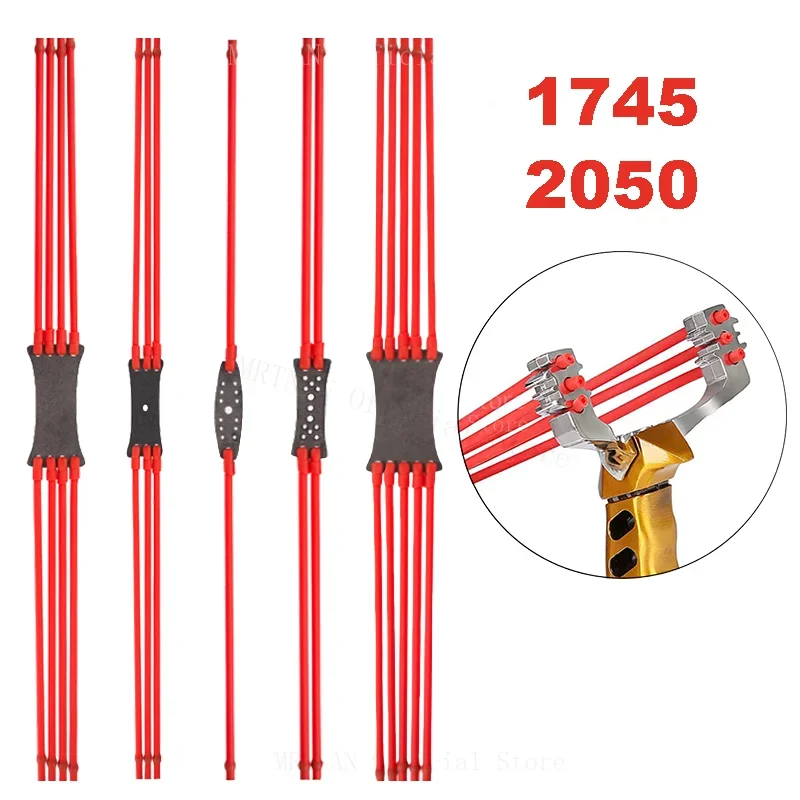 Slingshot Rubber Band Latex Slingshot Tube 1/3/6Pcs 3-Strand High Elastic Slingshot Rubber Band 1745 Latex
