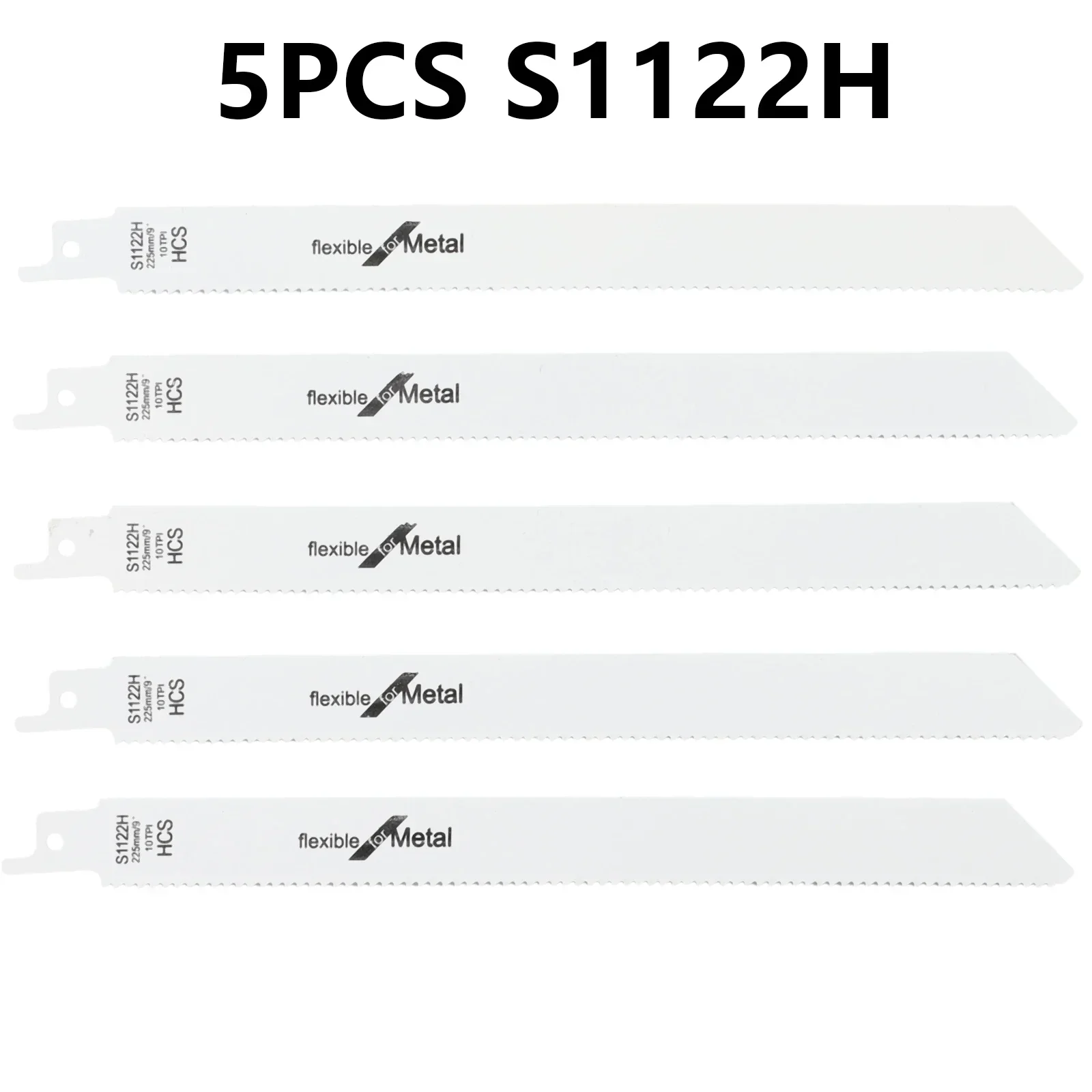 Jig Saw Blades Reciprocating Saw Blades 5Pcs/set 225mm BI-Metal Reciprocating Saw Blade Metal Wood Cutting Saber Saw 10TPI 1/2