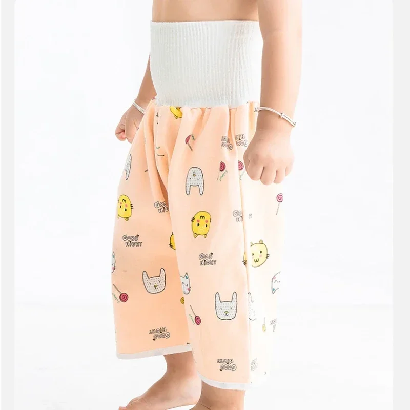 Baby Diaper Waterproof Skirt Infant Leak-proof Urine Training Pants Cloth Diapers Kids Nappy Sleeping Bed Potty Trainining Items baby training pants cloth diapers waterproof diapers