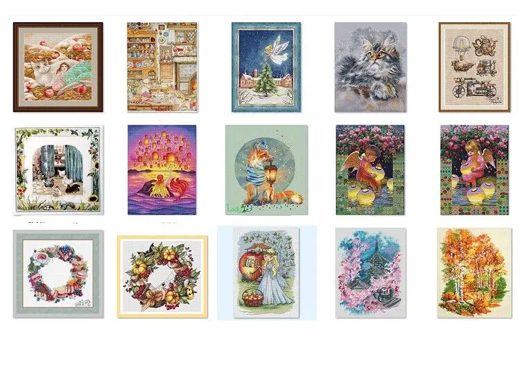 

Набор для вышивки крестиком 14 карат 25 карат 28 карат