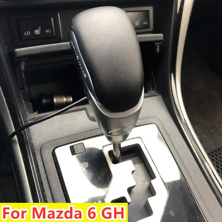 

Automatic Car Gearbox Handles Gear Shift Knob Stick Lever Head For Mazda 6 gh 2002 2003 2004 2005 2006 2007 2008 2009 2010 2011