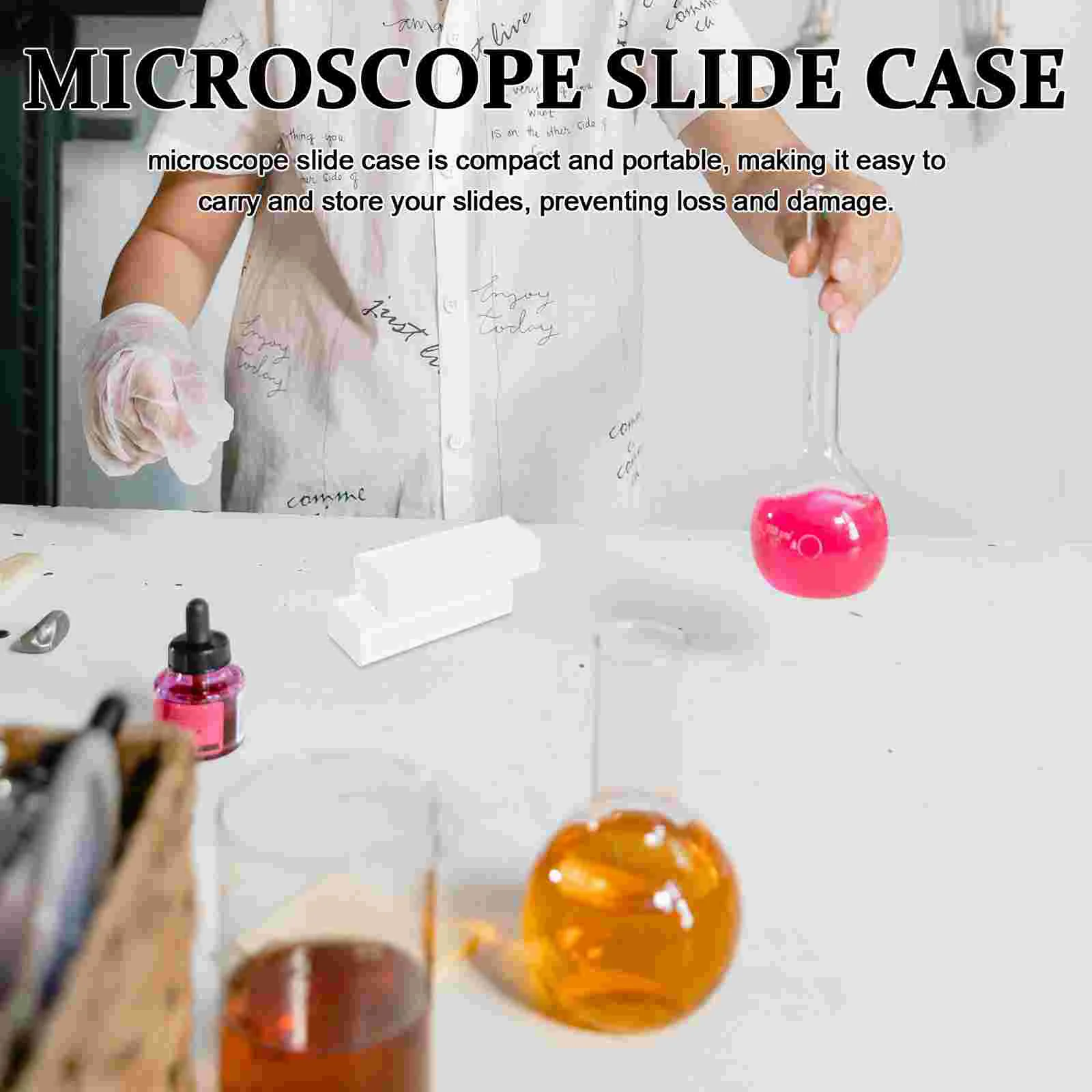 Holder Research Case Microscope Solution Organizer Laboratory Pp Plastic Mailer