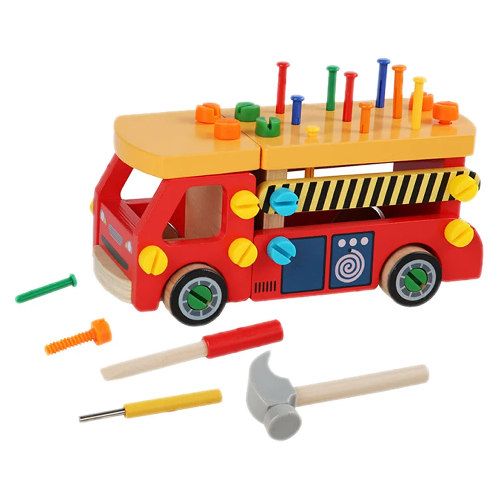 

Creativity Funny Kids Tool Learning Toy Nail Toddler Wooden Creative