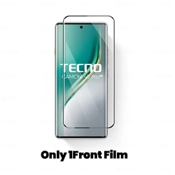 Premium 9D Tempered Glass Curved Screen Protector with Lens Protection - Camon 40 Pro 5G (Only 1Front Glass)