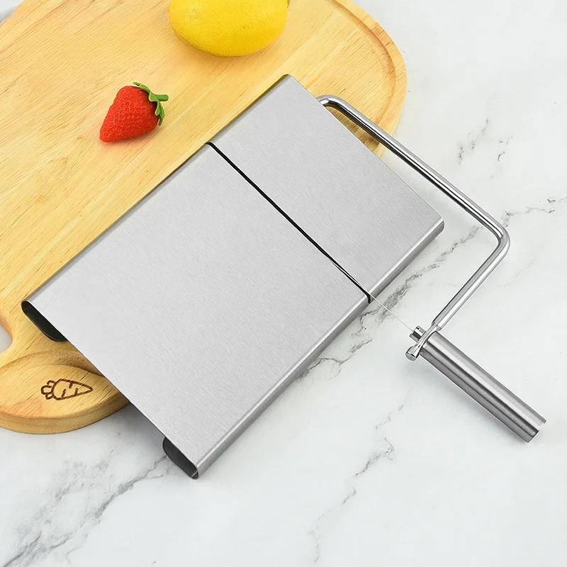 

Stainless Steel Cheese Slicer Kitchen Household Ham Cheese Slicer Cheese Slicer