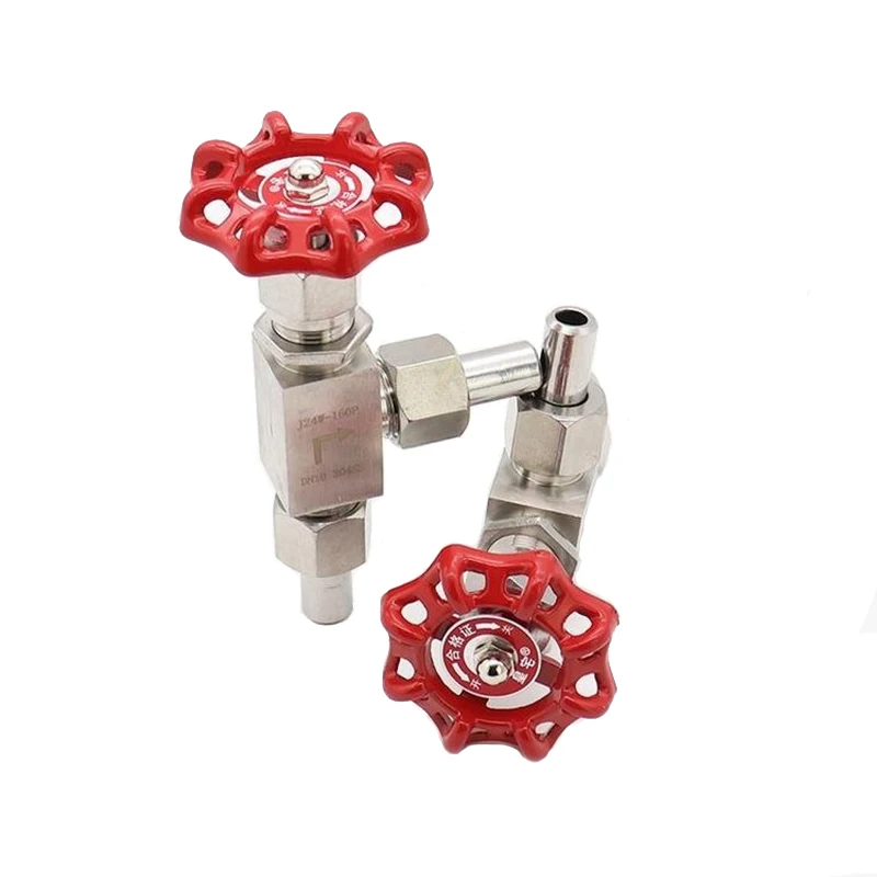 J24W-160P 304/316 Stainless Steel Angular Needle Valve Welded High-pressure C-type Globe Valve stainless steel 2 way needle type j13w 160p valve dn20 globe valves female thread high temperature high pressure