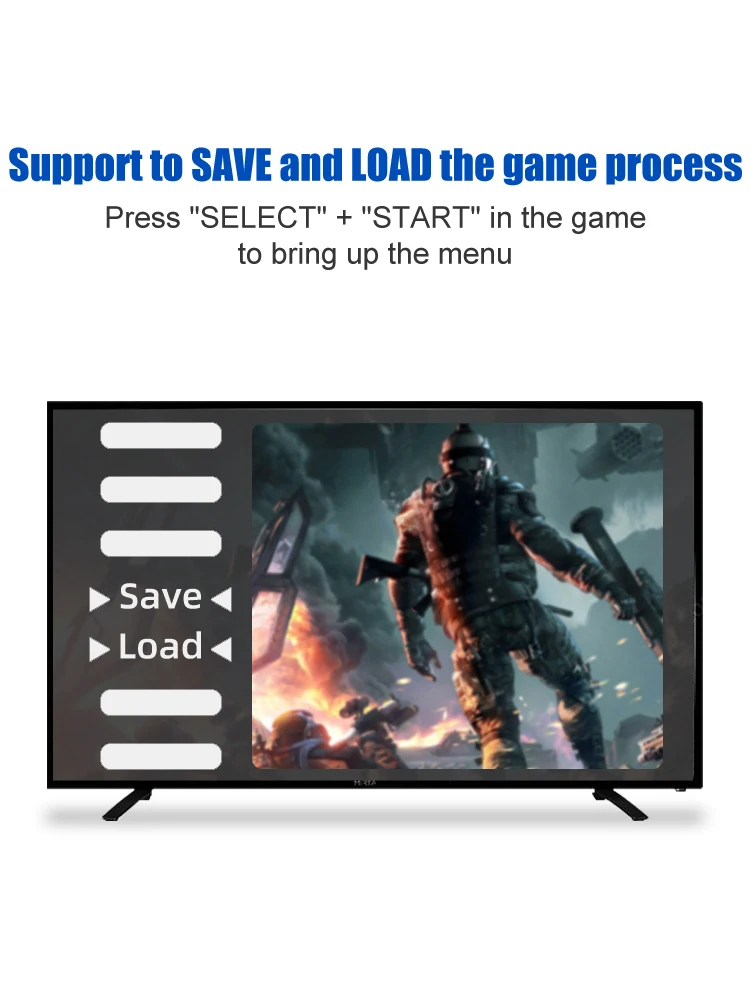 Wireless Retro Game Console Game Stick Controller For Sega Mega Drive Support 2 Players For Dendy Nes Gift