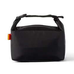 Insulated Reusable Lunch Bag with Foil Liner (Black)