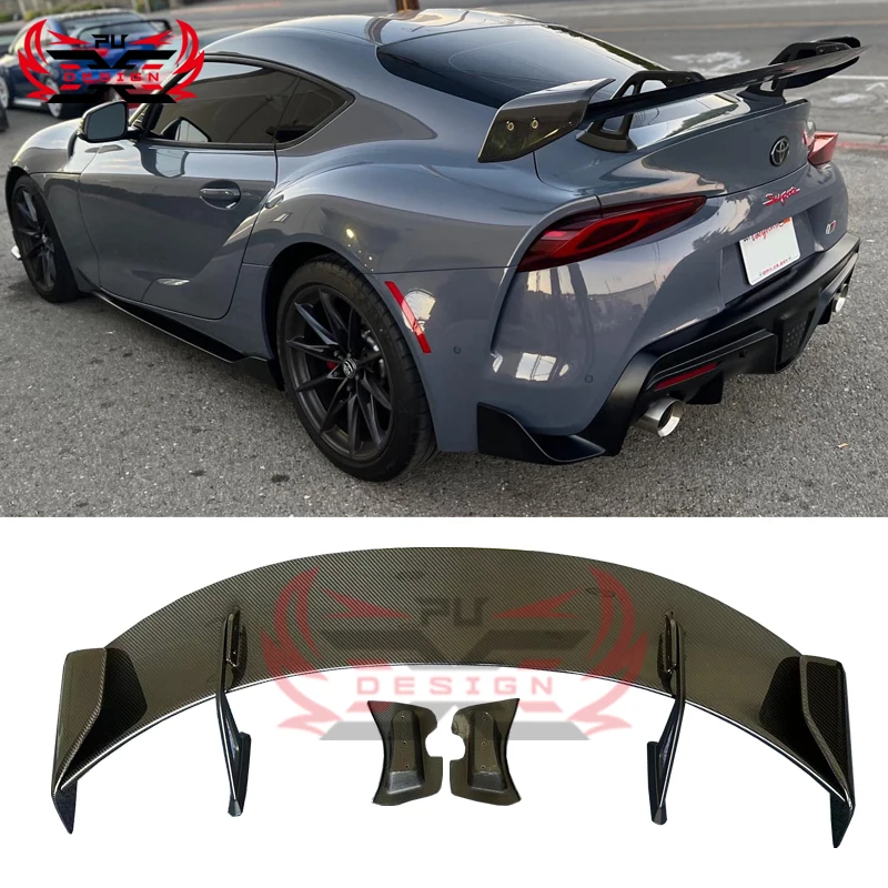 

Dry Carbon Fiber Rear Trunk Tail Boot Lip Wing Ducktail ADR Style Spoiler For Toyota SUPRA A90 A91 MK5 Auto Tuning