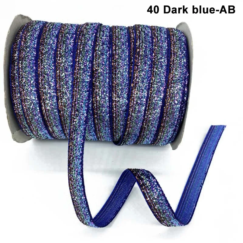 Multicolor Shimmer Glitter Velvet Ribbon for DIY Crafts and Decorative Wrapping