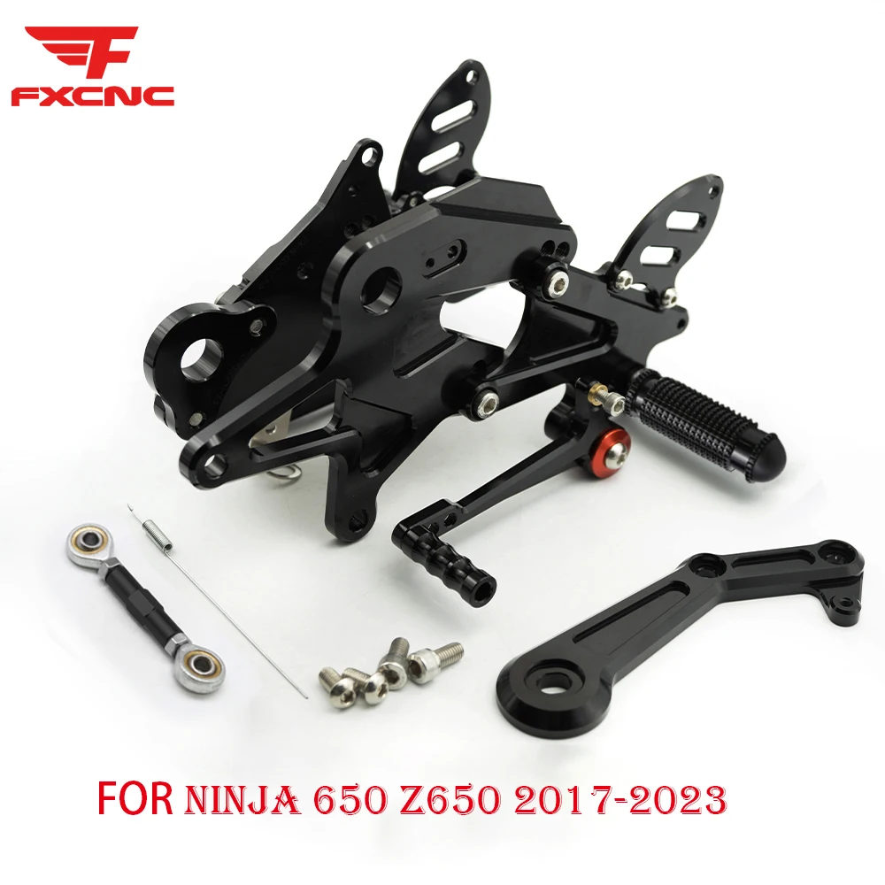 Per Kawasaki Ninja 650 Z650 2017-2023 Pedane Pedane Pedane Pedane Pedane Poggiapiedi In Alluminio Pedane Pedane Poggiapiedi