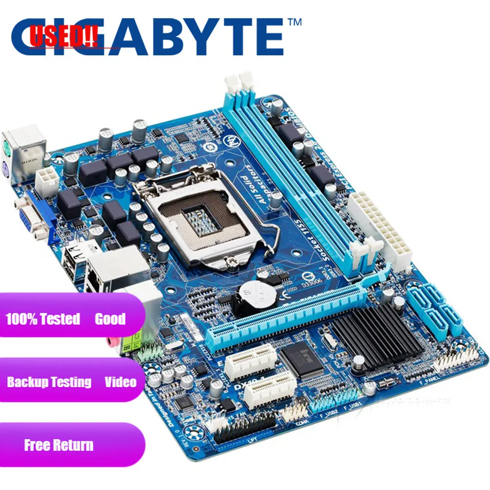 GIGABYTEGAH61MDS2DesktopMotherboardH61SocketLGA1155i3i5i7