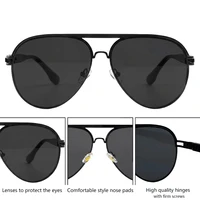 Lunettes de soleil oversize vintage ovales pour homme 2026 – Marque de luxe, style steampunk, pour la conduite en extérieur 5