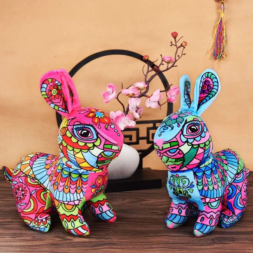 

Year Rabbit New Year Year of the Rabbit Animal Dolls Rabbit Plush Toy Bunny Plush Doll Rabbit Year Mascot Mascot Rabbit Doll