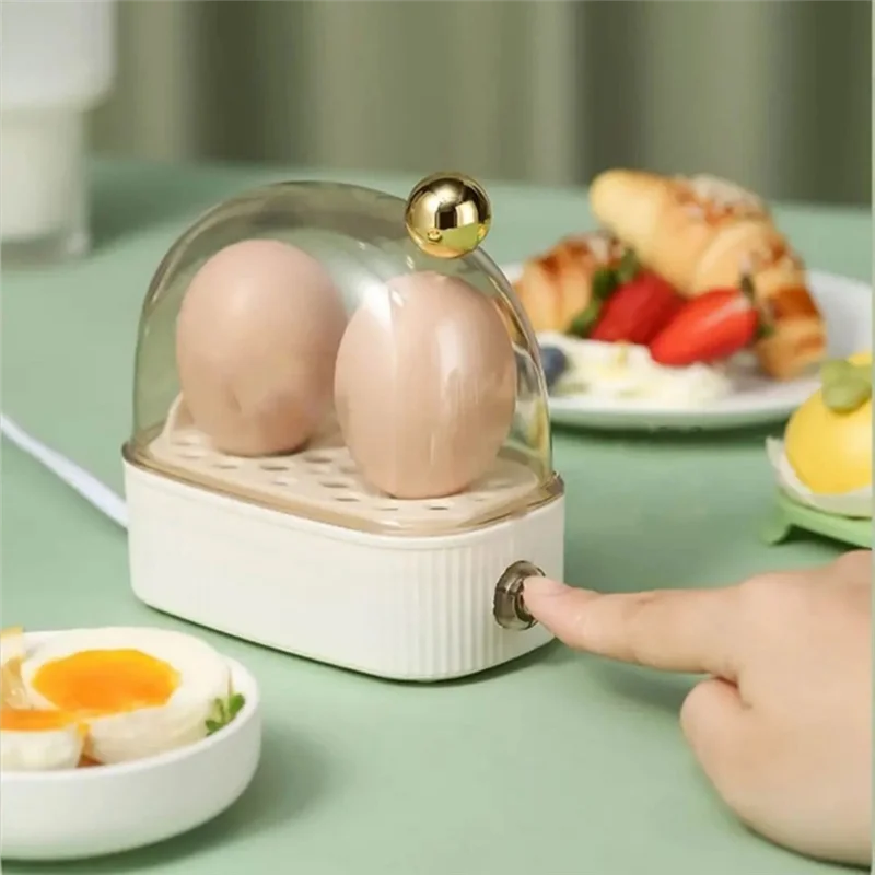 B98A-전기 계란 보일러 자동 밥솥 신속한 계란 보일러 아침 식사 기계 다기능 계란 밥솥 2 계란 EU 플러그