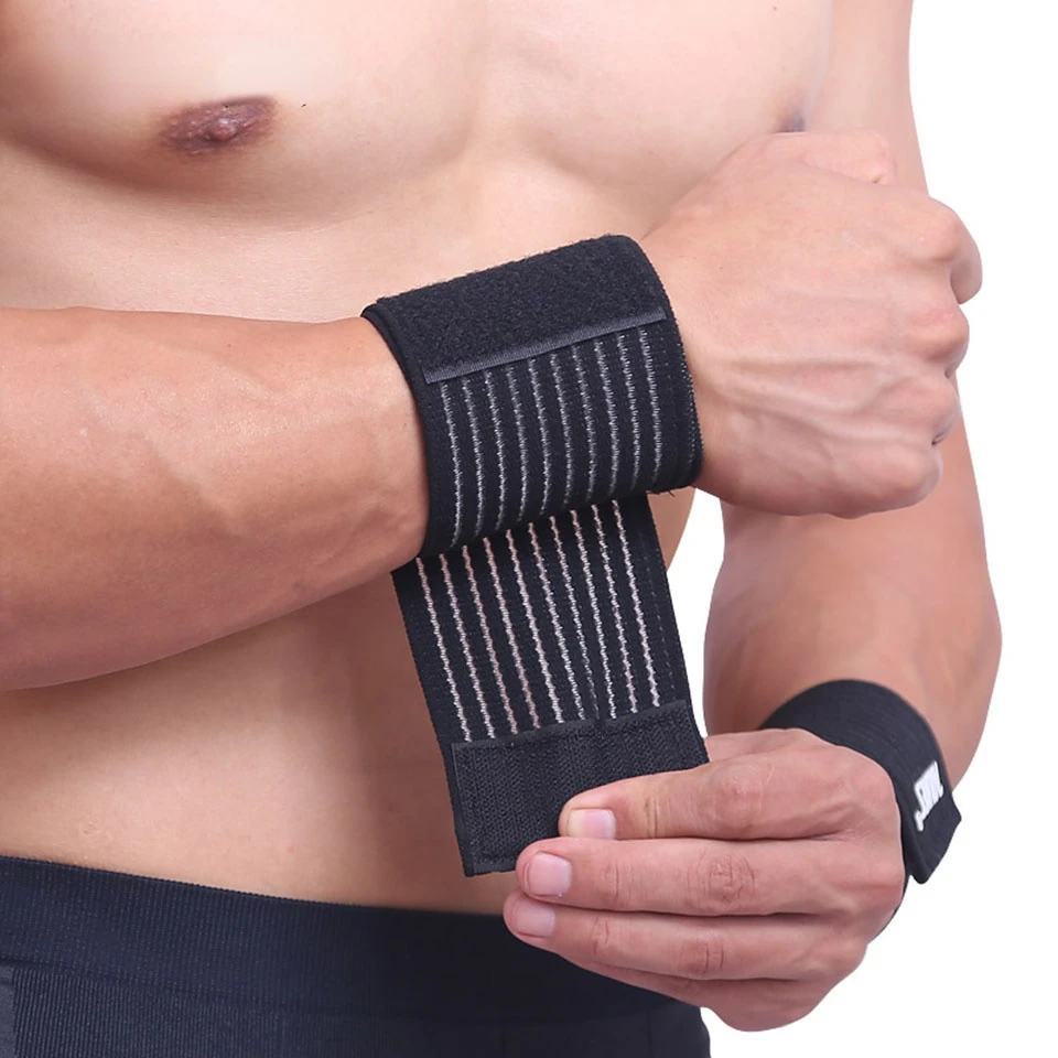 Gym Support Wrist Brace Wrap carpal tunnel Cotton Elastic Bandage Hand Sport Wristband wristband dispenser wristbands 1PCS