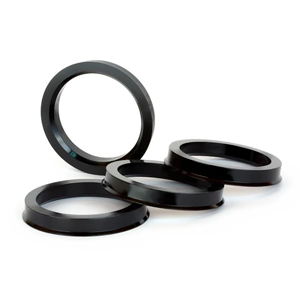 VEKMEK 64.1-54.1/56.1/56.6/57.1/60.1mm 검정색 플라스틱 휠 허브 중심 링 자동차 휠 허브 중앙 링 타이어 액세서리