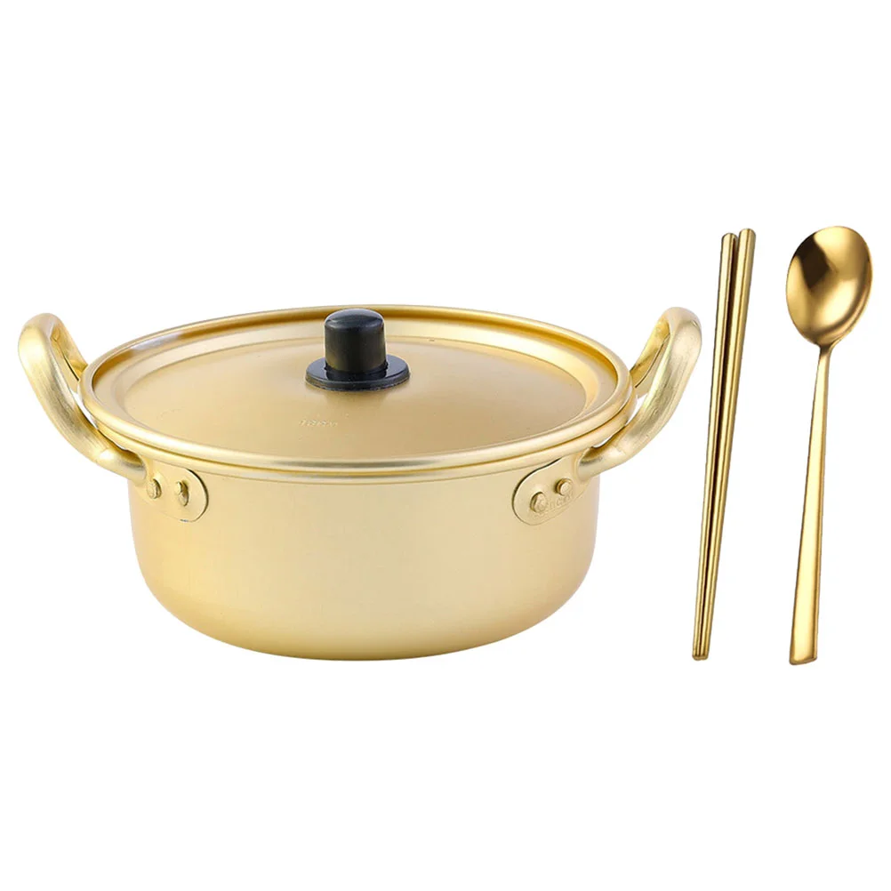 

Hot Pot Instant Noodle Korean Ramen Cooking Pots Japanese-style Aluminum for Kitchen Soup Noodles