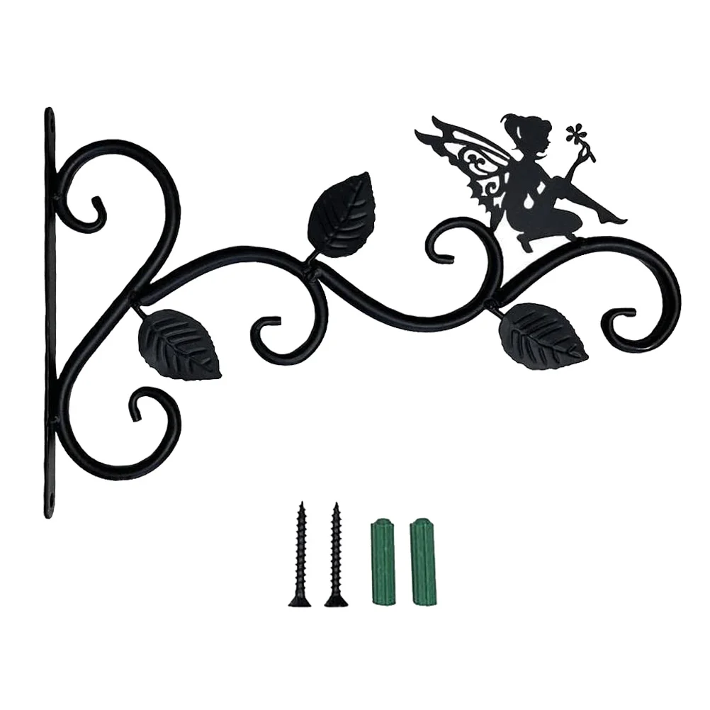 

Hanging Plants Bracket, 118 inch Wall Planter Hook with Screws Included, Decorative Hanger for Bird Feeders, Wind Chimes