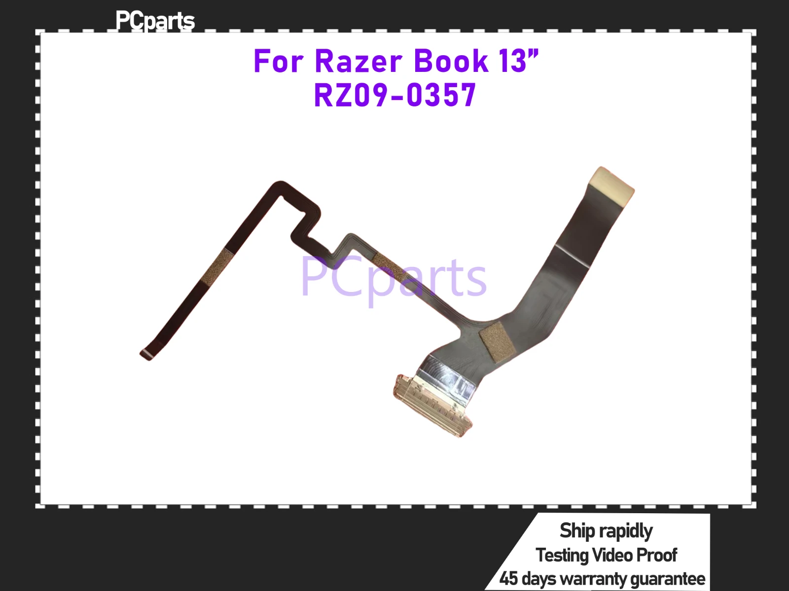 Cavo Piatto LCD/display Per Razer Blade 15 RZ09-0328, Codice 12935662-00, Connettore A 40 Pin – Sostituzione Schermo OLED