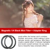 Kase Wolverine Magnetic Black Mist 1/4 Diffusion Filter with Adapter for Sony ZV-1 RX100 VII VI V III II/ Canon G7 X Mark II 5