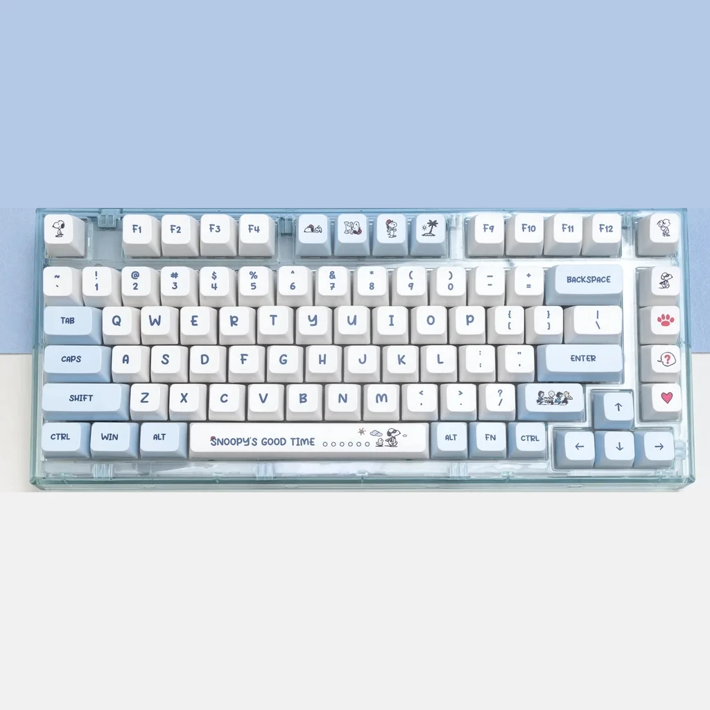 

Anime Kawaii Cartoon Keycap JDA Profile Full Set of 134 Keys Pbt Sublimation DIY Cute Style Keyboard Cap Gift Korean Keycaps