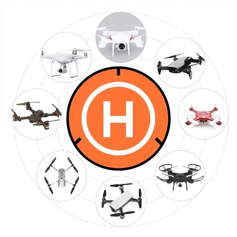 Tapis d'atterrissage pliable 55cm pour drone RC - Protection solide