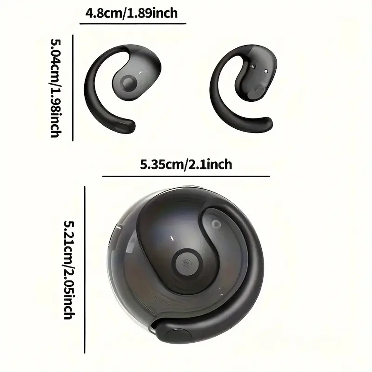 Wireless Headset Headset With HiFi Stereo Headset Condenser Microphone Dolby Audio Smartphone Compatible, For HD Calling And Mus 6
