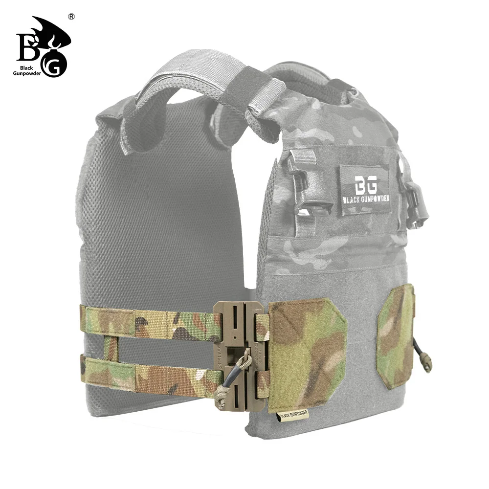 Cinghia Cummerbund Elastica Con Fibbia A Sgancio Rapido Per Gilet Tattico - Unica Misura