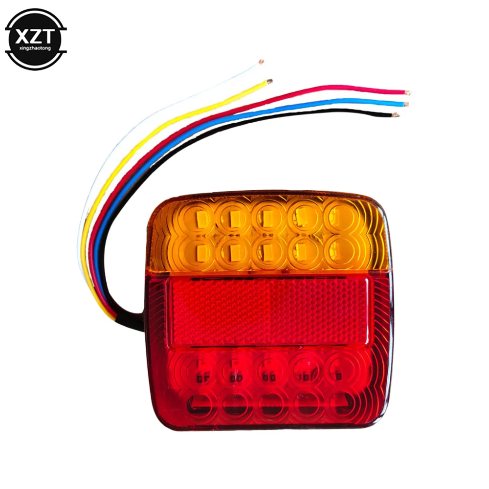 2Pcs Car Trailer Trucks Tail light Car 20 LED Rear Tail Light Running