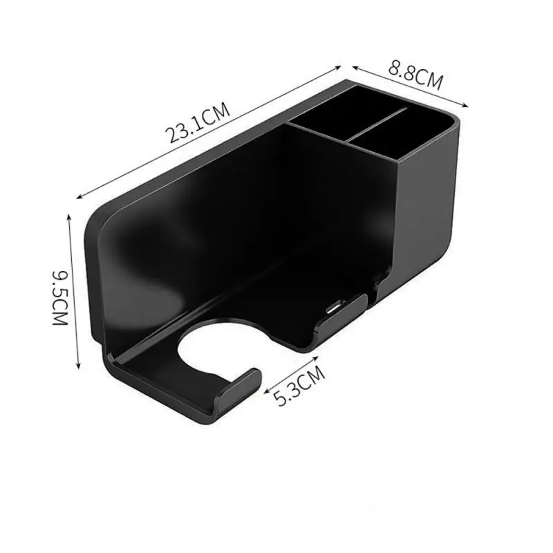 

Hair Dryer Bracket Free Punching Bathroom Hair Dryer Storage Holder Bathroom Multi-function Rack Hair Brush Storage Bracket